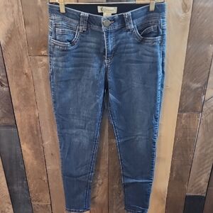 Democracy Dark Blue Skinny Jeans Size 10